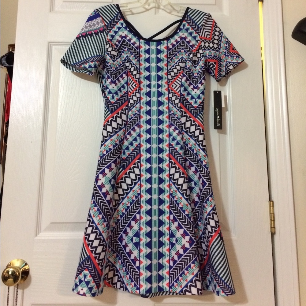 NWT Sequined Hearts Dress